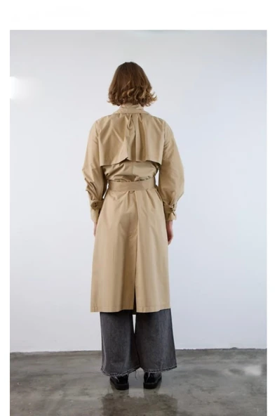 Fast Perry Oversize Trençkot - Resim 3