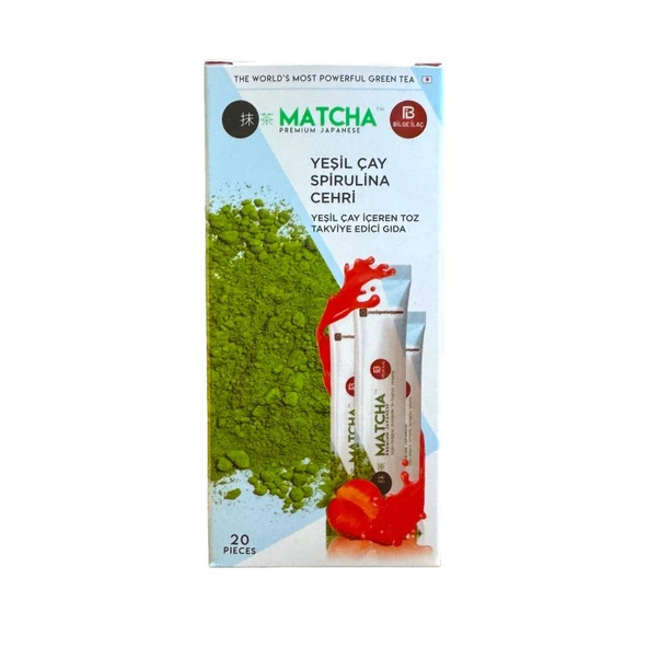 Zencefil Organik Matcha Premium Japanese Toz Maça Çayı 20 X 10 G ürün görseli 1