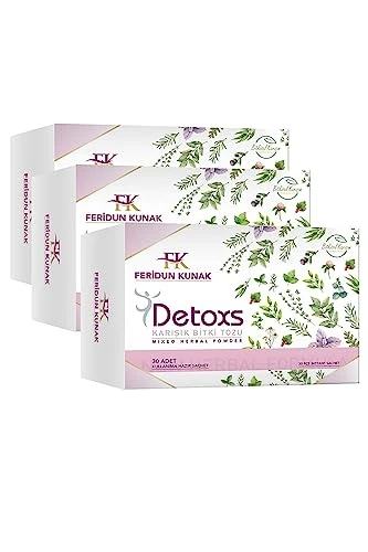 Zencefil Organik 3 Kutu Feridun Kunak Detoks Çayı 30 Günlük Detoxs Çayı Ferudun Konak ürün görseli 1