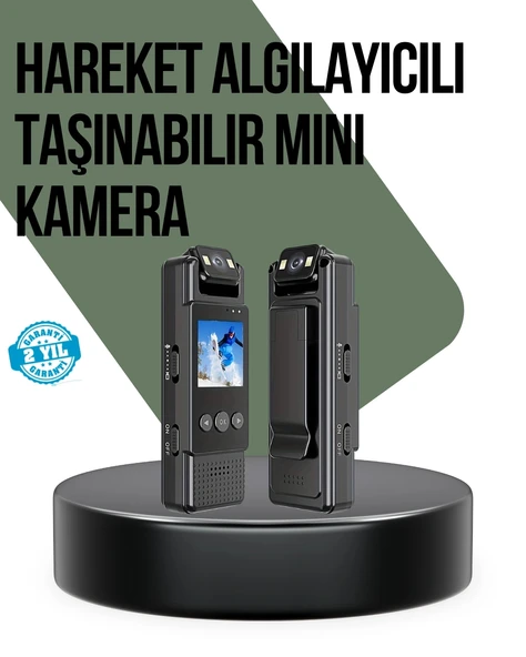 Gece Görüşlü Döngüsel Kayıt Destekli Mini Kamera ürün görseli 1