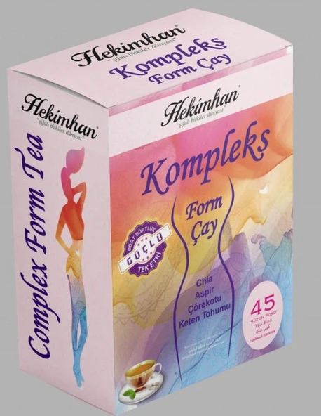 Hekimhan Kompleks Form Çay 45 Süzen Poşet ürün görseli 1