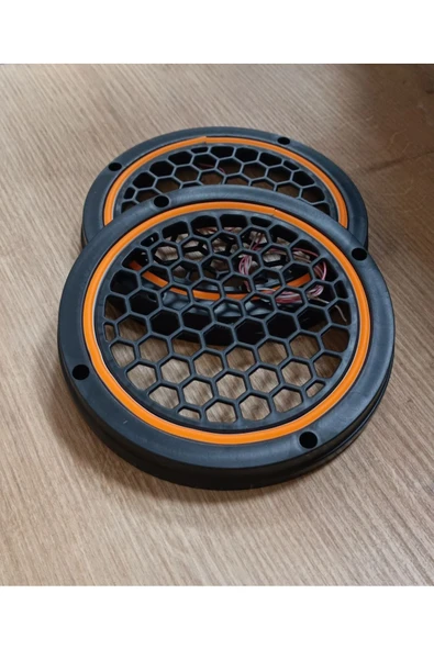 16cm Turuncu Neon Işıklı Hoparlör ve Midrange Kapağı 1takım (2adet) Vidalanabilir ürün görseli 1
