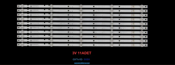 SABA, SB55351 TV LED BAR, ONVO, OV55F350, TV LED BAR, 08-55DN-3030-OD35-5X10-566X12-20191211, 20200623, TV LED BAR, 8D55-DNYF-NP510T, TV LED BAR (11 ADET) 3V ürün görseli 1