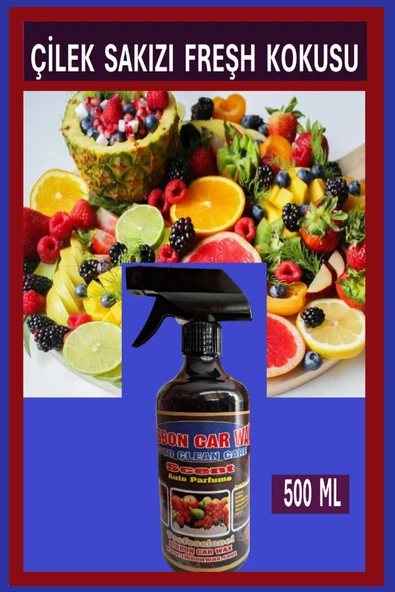 4 LÜ  KARIŞIK OTO  KOKU SETİ  500 ML - Resim 3