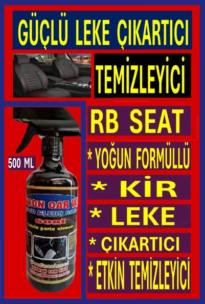 RB Seat Supher ( Kumaş-Leke çıkartıcı-GENEL TEMİZLEYİCİ ) 500 ml ürün görseli 1