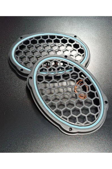 BUZMAVİSİ Neon Işıklı 6x9 Oval Hoparlör ve Midrange Kapağı 1Takım (2adet) ürün görseli 1