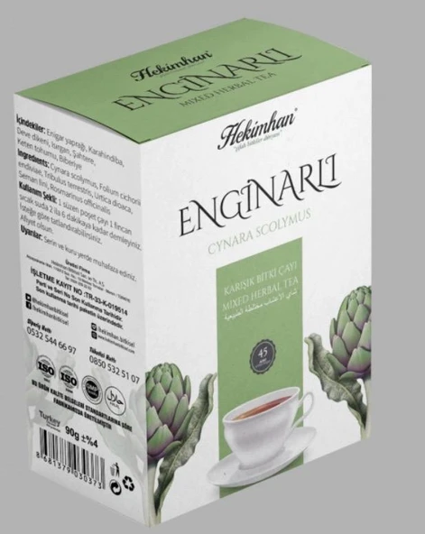 Hekimhan Enginarlı Çay 45 Süzen Poşet ürün görseli 1