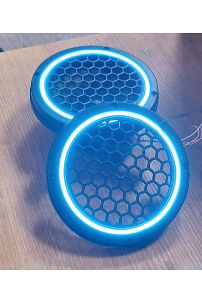 16cm BuzMavisi Neon Işıklı Hoparlör ve Midrange Kapağı 1takım (2adet) ürün görseli 1