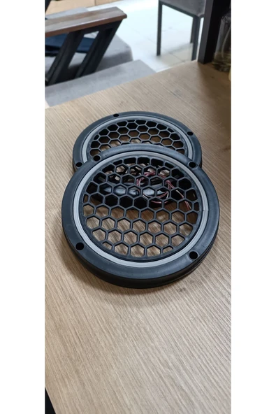 16cm Beyaz Neon Işıklı Hoparlör ve Midrange Kapağı 1takım (2adet) Vidalanabilir ürün görseli 1