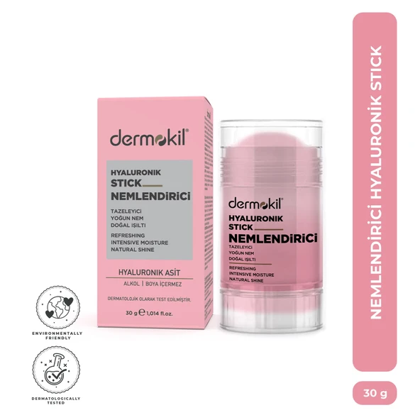 Dermokil Hyalüronik Asit İçeren Nemlendirici Stick Maske 30 g ürün görseli 1