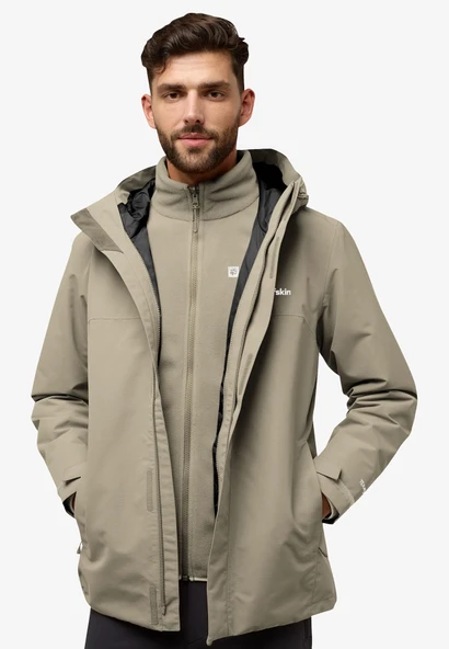 Jack Wolfskin Altenberg 3IN1 JktM Erkek Linen ürün görseli 1