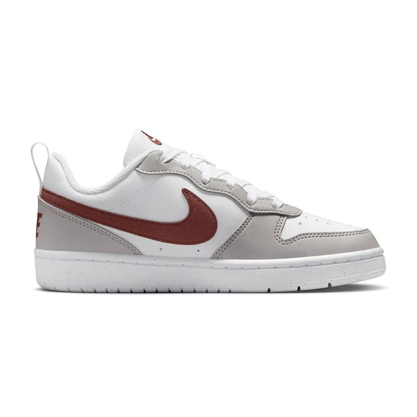 Nike Court Borough Low Recraft white burgundy ürün görseli 1