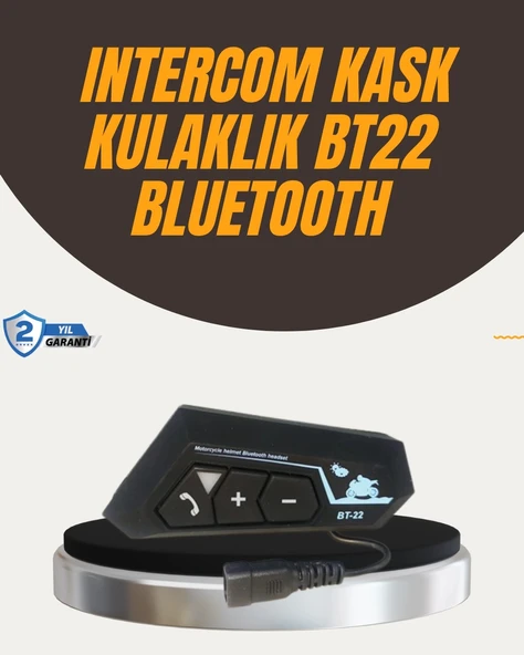 Su Geçirmez Bt22 Bluetooth Kask Kulaklığı Gps Ve Müzik Uyumlu ürün görseli 1