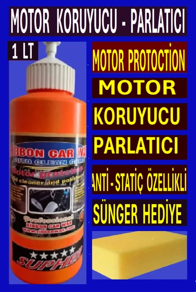 MOTOR PROTCTİON ( MOTOR PARLATMA - KORUMA CİLASI) 1 LT - Resim 2
