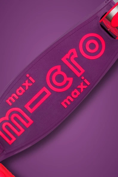 Micro Maxi Deluxe Foldable Neon LED Ultra Pink Pembe S - Resim 6