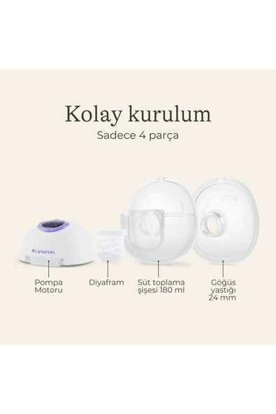 Giyilebilir Tekli Göğüs Pompası - Resim 7