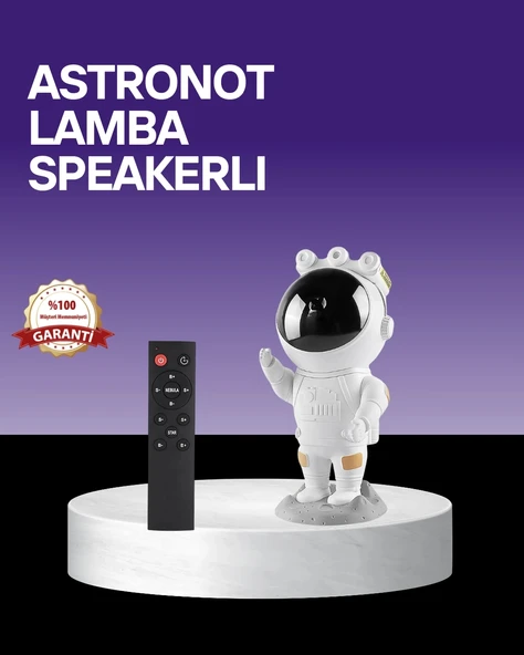 Dekoratif Ve Fonksiyonel Astronot Projeksiyon Aydınlatma ürün görseli 1