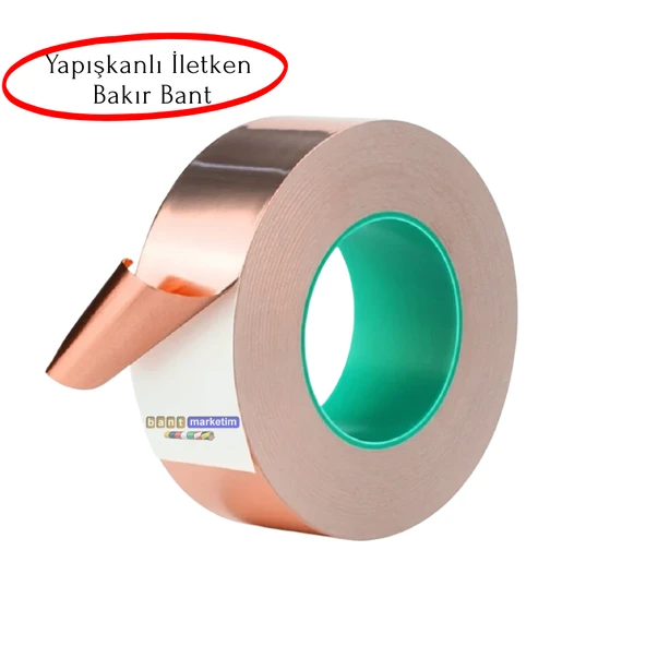 Bakır Folyo İletken Bant 38mmx10mt ürün görseli 1