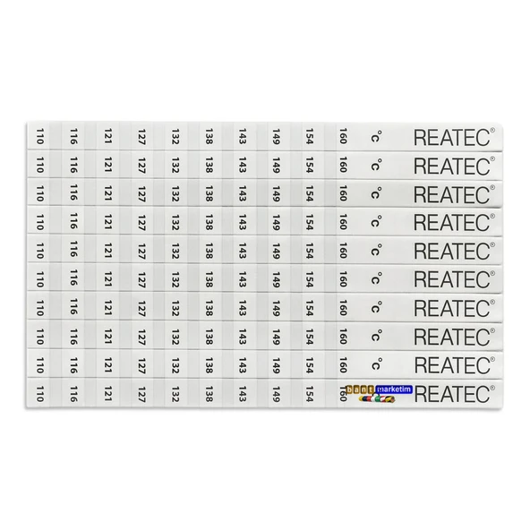 REATEC Sıcaklık Ölçüm Etiketi Isı Ölçer Ölçüm Aralığı 110 °c - 160 °c (10adet) ürün görseli 1