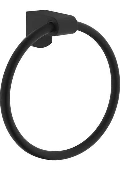 VitrA Base A4407236 700 Halka Havluluk, Siyah ürün görseli 1