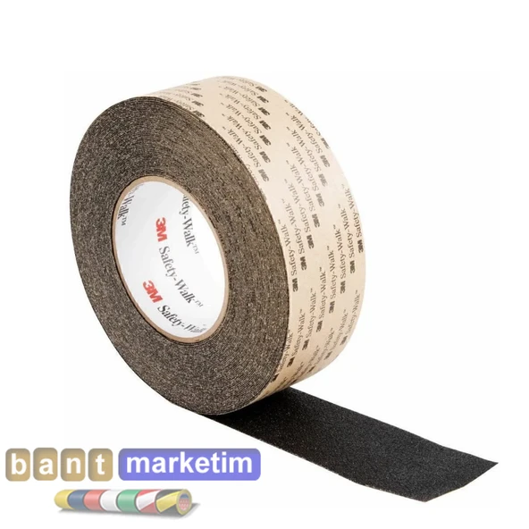 3M 610 Safety Walk Genel Amaçlı Kaydırmaz Bant 50mm X 18 Metre Siyah ürün görseli 1