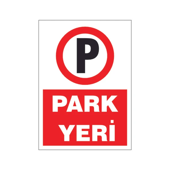 Park yeri, isg uyarı levhası ürün görseli 1
