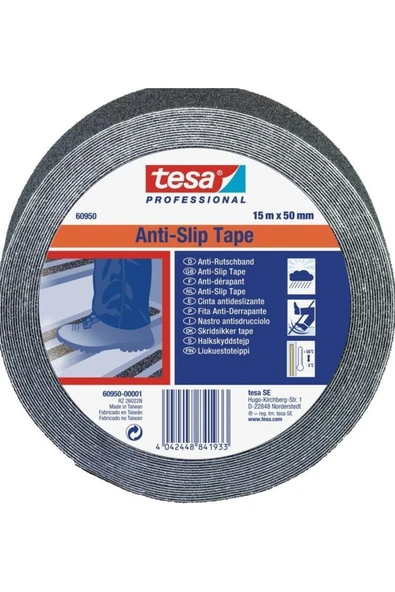 Tesa Merdiven Kaydırmaz Bant Siyah 50mm X 15 Metre ürün görseli 1