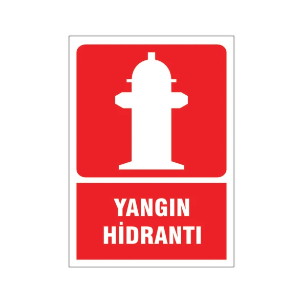 Yangın hidranı, isg uyarı levhası ürün görseli 1