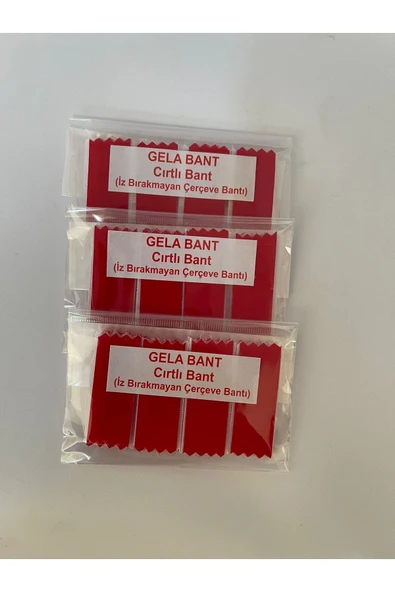 12 Ad. Cırt Bant Çerçeve Tablo Asma Bantı Cırt Bant Siyah ürün görseli 1