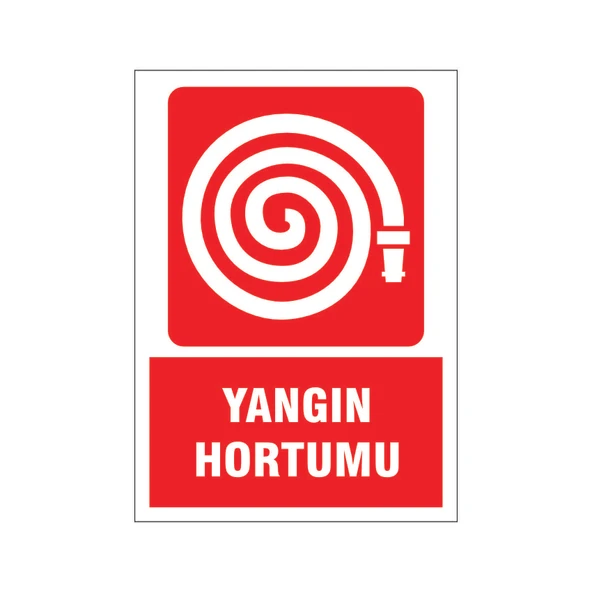 Yangın hortumu, isg uyarı levhası ürün görseli 1