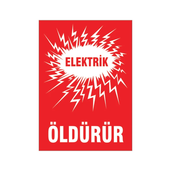 Öldürür, isg uyarı levhası ürün görseli 1