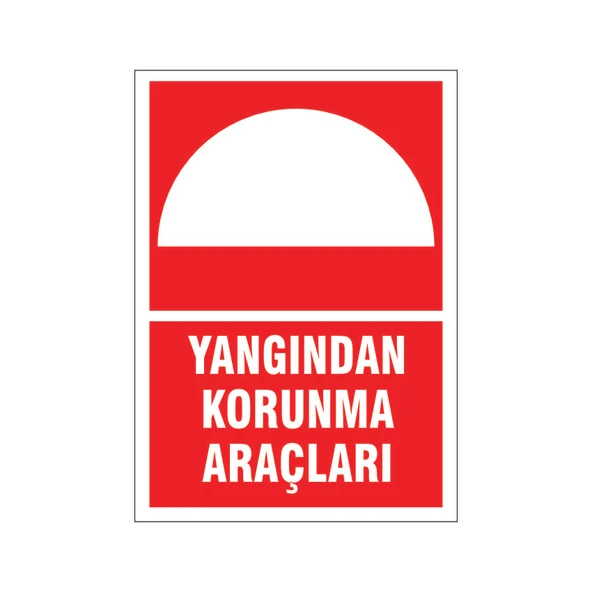Yangından korunma araçları, isg uyarı levhası ürün görseli 1