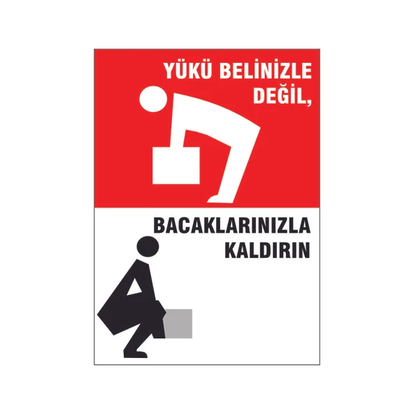 Yük uyarı levhası, isg uyarı levhası ürün görseli 1