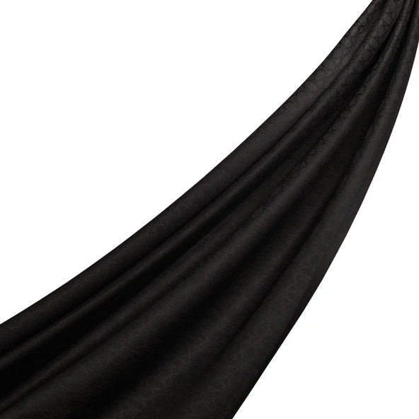 7634 İPEKEVİ MONOGRAM ŞAL ürün görseli 1