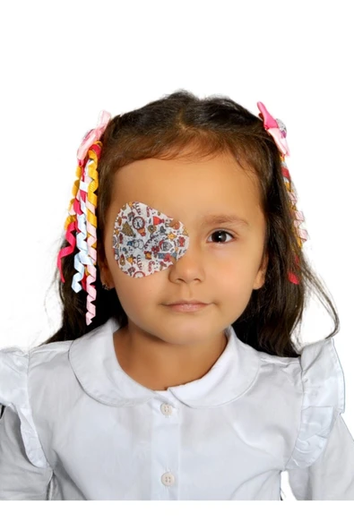 Happy Eyes Çocuk Göz Kapama Bandı 100'lük Kutu Göz Pedi Happy Eyes ürün görseli 1
