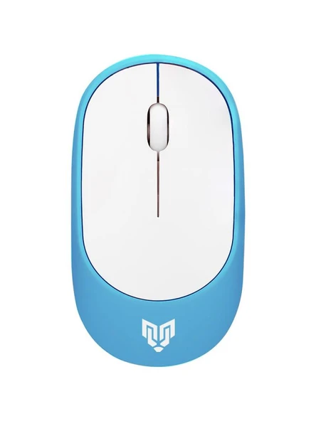 Blueforce W314 Kablosuz Bluetooth Mouse Mavi - Beyaz - Resim 2