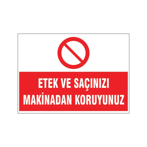 Mesai bitiminde makineni teslim etmeden ayrılma, isg uyarı levhası ürün görseli 1