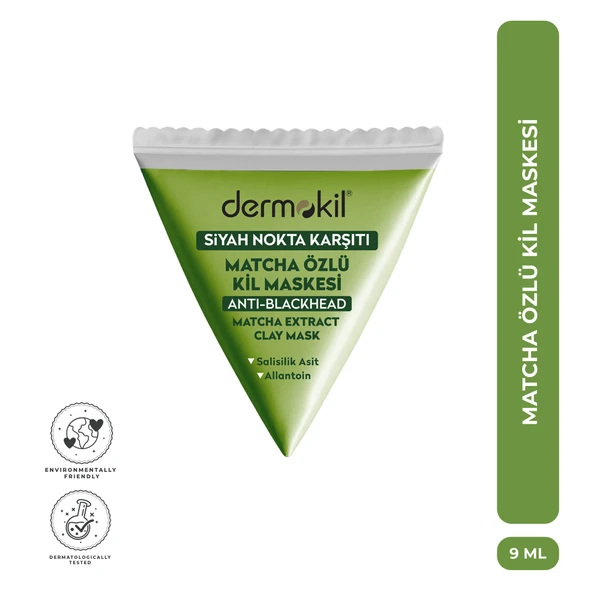 Dermokil Siyah Nokta Karşıtı Matcha Özlü Kil Maskesi 9 ml ürün görseli 1