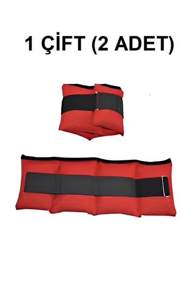 El Ve Ayak Bilek Ağırlığı 2x0.5kg Kum Torbası Korsesi Ağırlık Kas Güçlendirme Çalıştırma Siyah ürün görseli 1