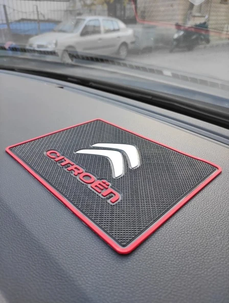 CİTROEN Logolu Kaymaz Torpido Üstü Ped 20x13.5 cm ürün görseli 1