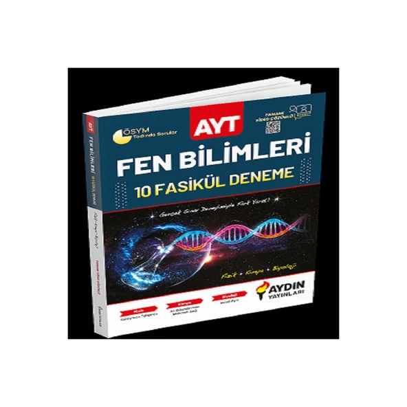 Aydın Ayt Fen Bilimleri 10 Deneme ürün görseli 1