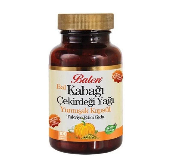 Balen Bal Kabağı Çekirdeği Yağı 100 Kapsül ürün görseli 1
