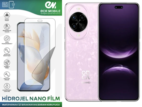 Huawei Nova 14 Pro ile Uyumlu Mat Hidrojel Nano Film Ekran Koruyucu(Tempered Cam Değildir!) ürün görseli 1