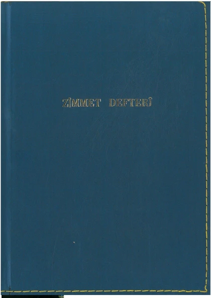 Evrak Zimmet Defteri  Sert Kapak Ciltli 200 Sayfa  23x17 cm renk değişebilir ürün görseli 1