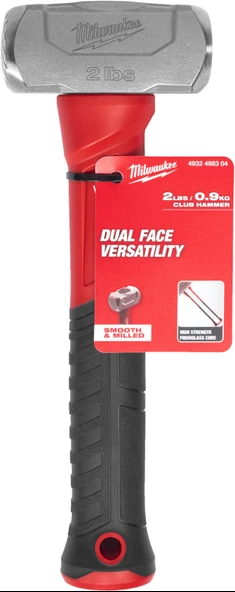 Milwaukee Fiber Saplı Club Çekiç 910 GR 4932498304 ürün görseli 1