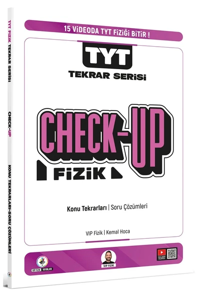 VİP Fizik TYT Fizik Check-Up Fizik Konu Tekrarları Soru Çözümleri VİP Fizik Yayınları ürün görseli 1