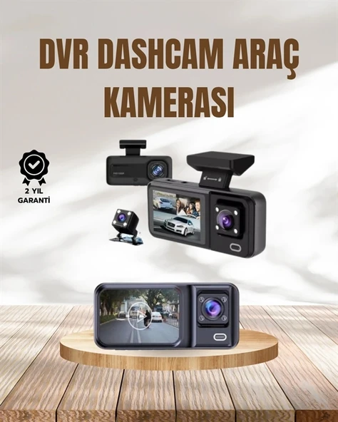 Wi-fi Destekli Araç Kamerası: 2.7” Ekran, 128gb Destek Ve Ir Gece Görüş ürün görseli 1