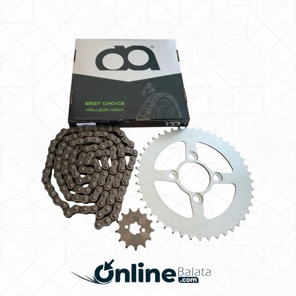 TVS RTR 200 DQ Zincir Dişli Set 520HO 116L 45T 13T OBZ101 ürün görseli 1
