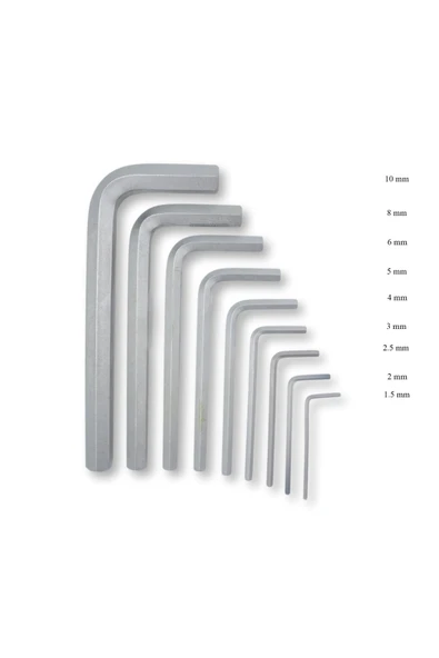 LT/9 L ALLEN ANAHTAR TK. TEŞHİR SETİ - Resim 2