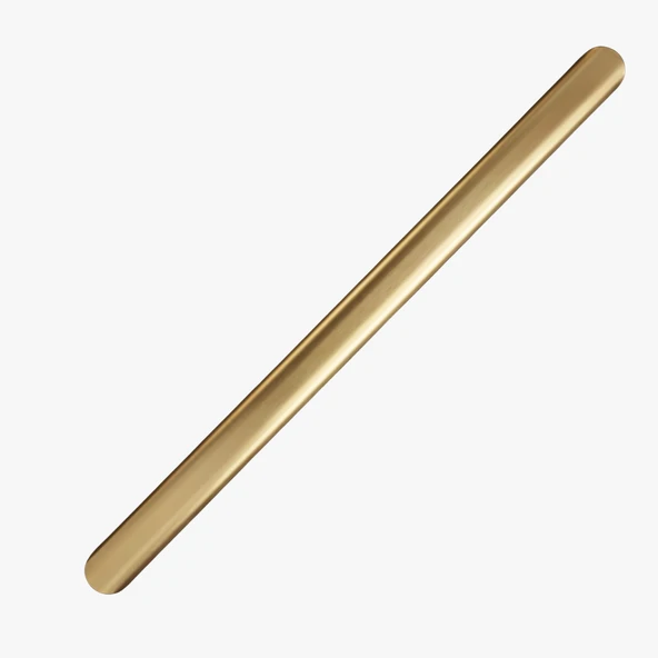 VENTO Düz Altın Düz Çekmece Kulp 800 mm Uzun Metal Dolap Gardırop Mutfak Banyo Kulbu Modern Tasarım ürün görseli 1
